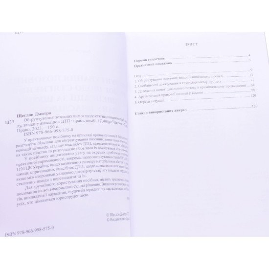 Обгрунтування позовних вимог щодо стягнення компенсації за шкоду завдану внаслідок дорожно-транспортної пригоди - №3