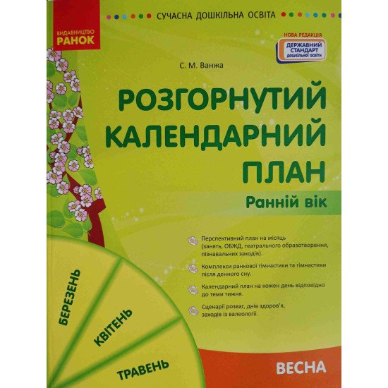 Розгорнутий календарний план. Весна. Ранній вік  - №1