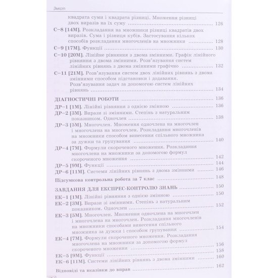 Алгебра 7 клас Формуємо і перевіряємо предметні компетентності Вправи, самостійні роботи Істер О.С. - №4