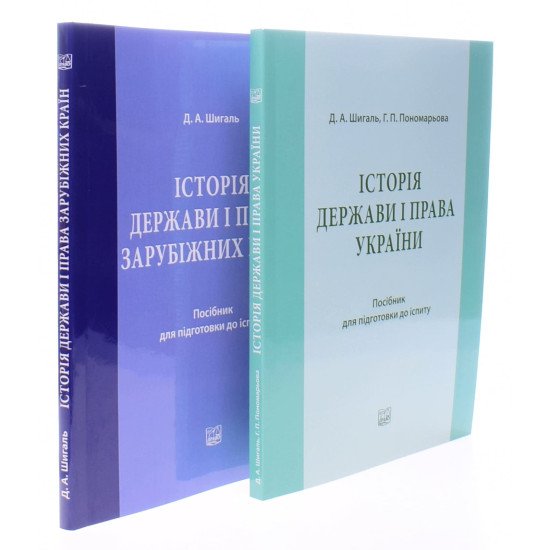 Комплект Історія держави і права України та зарубіжних країн - №2