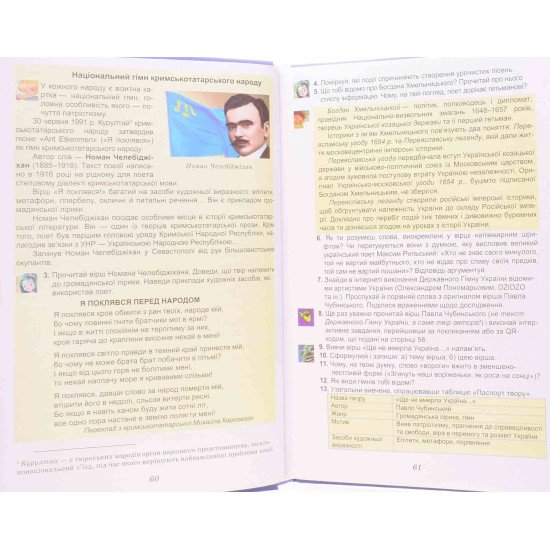 Українська література 6 клас Підручник Калинич О.В. Дячок С.О. - №5