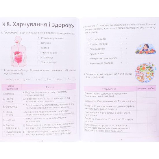 Здоров’я, безпека та добробут 8 клас Робочий зошит-практикум Воронцова Т.В. - №4