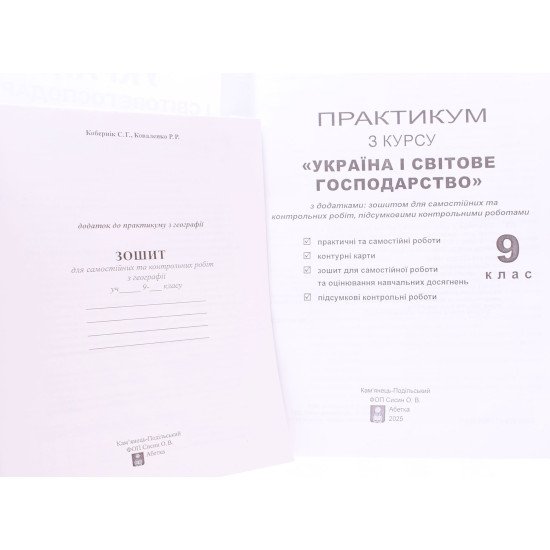 Географія Україна і світове господарство Практикум 9 клас із зошитом для самостійних робіт Кобернік С.Г. - №3