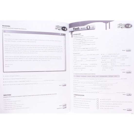 Full Blast Plus for Ukraine Test Booklet Англійська мова Тести 8 клас Мітчелл М. - №4
