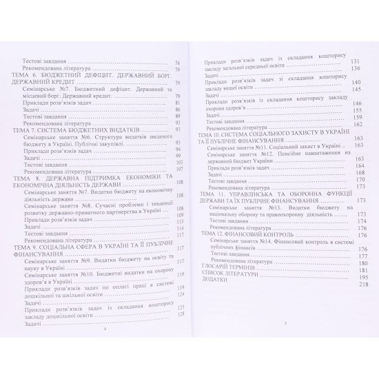 Публічні фінанси Практикум - №4