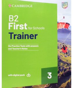 First for Schools 3 Trainer with 6 Practice Tests with Answers and Digital Pac