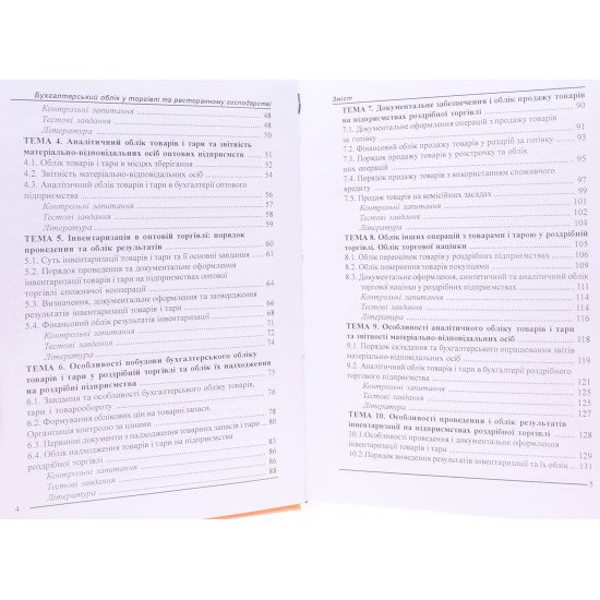 Бухгалтерський облік у торгівлі та ресторанному господарстві - №4