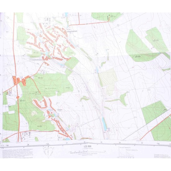 Комплект навчальних топографічних карт, масштаби 1:10 000/ 25 000  - №6