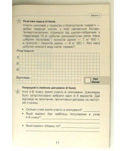 Математика 4 клас. Збірник підсумкових контрольних робіт Паук Л.О.
